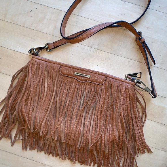 Rebecca Minkoff fringed crossbody.  CB - Picture 1 of 4